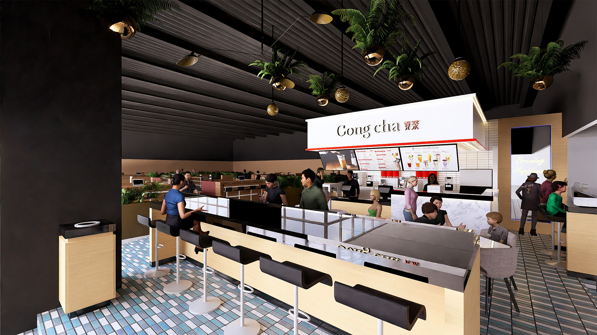 Gong-Cha Plaza Ceiba